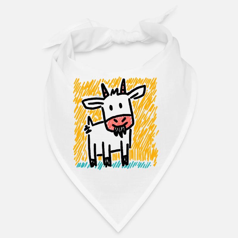 Doodle Ziege Bandana