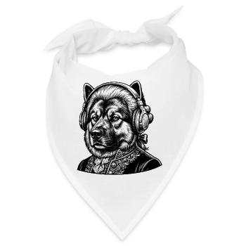 Eurasier | Classic | Mozart - Bandana - Weiß - Vorne