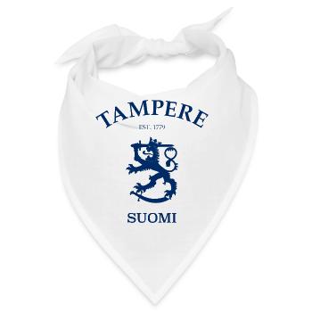 Tampere Suomi Finland Finnland - Bandana - Weiß - Vorne