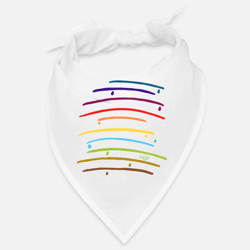 Rainbow arches with drops Bandana