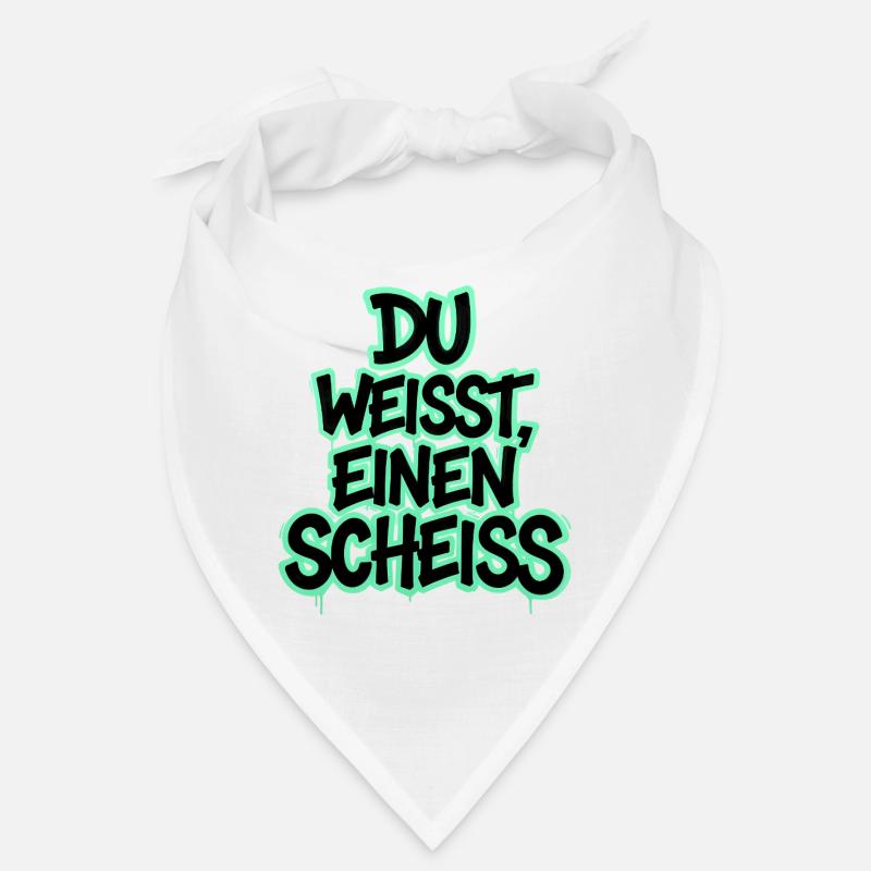 Du weißt, einen Scheiß Graffiti Bandana