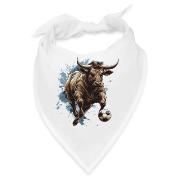 Bulle Fussball Team Taurus - Bandana - Weiß - Vorne