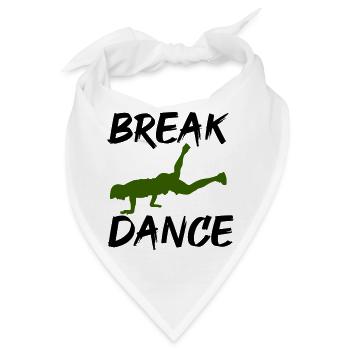Breakdance - Bandana - Weiß - Vorne