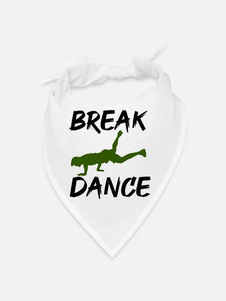 Breakdance - Bandana - Weiß - Vorne