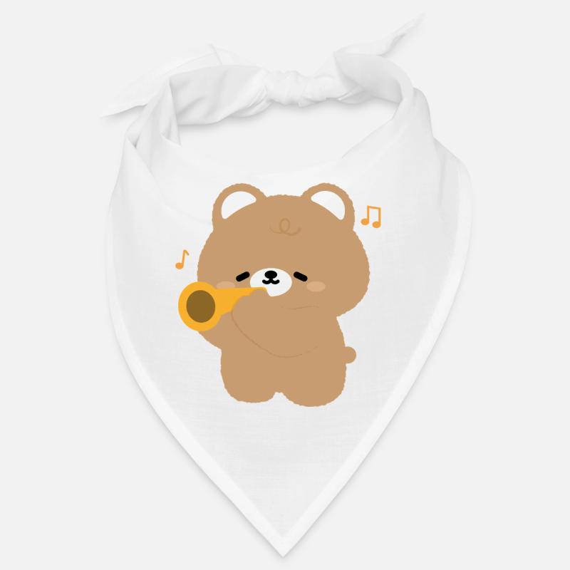 Bear Trumpet Serenade Bandana