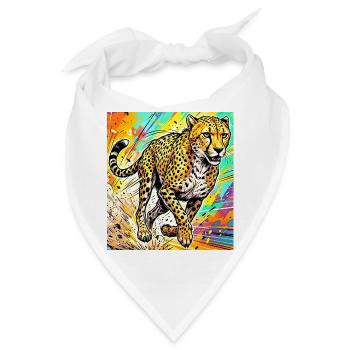 Gepard - Bandana - Weiß - Vorne