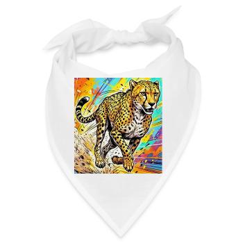 Gepard - Bandana - Weiß - Vorne