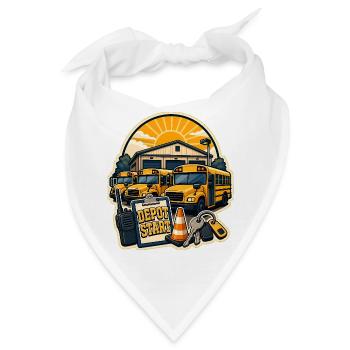 DEPOT START - Bandana - Weiß - Vorne