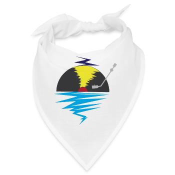 Vinyl - Bandana - Weiß - Vorne