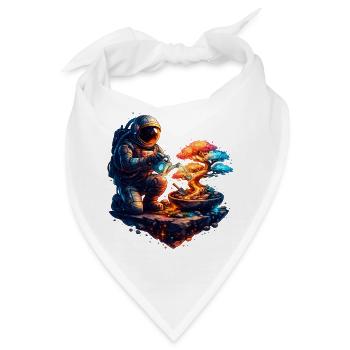 Kosmischer Gärtner-Bonsai - Bandana - Weiß - Vorne