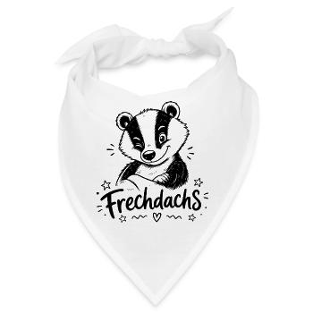 Frechdachs - Bandana - Weiß - Vorne
