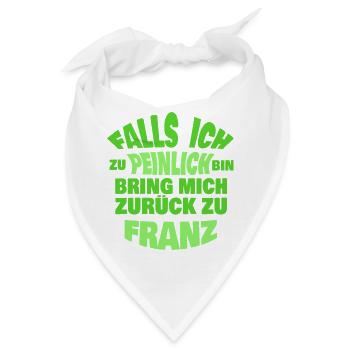 JGA Franz - Bandana - Weiß - Vorne
