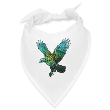Röntgen Adler - Bandana - Weiß - Vorne