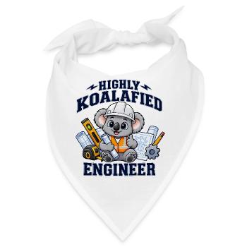 Ingenieur, Ingenieur, Daten, Bau- und Maschinenbau, Vater, - Bandana - Weiß - Vorne