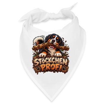 Berner Stoeckchen Profi - Bandana - Weiß - Vorne