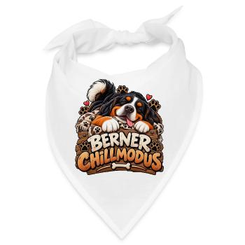 Bernermodus mit Herz - Bandana - Weiß - Vorne