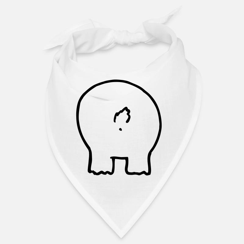 Bear printed 2 sides Bandana