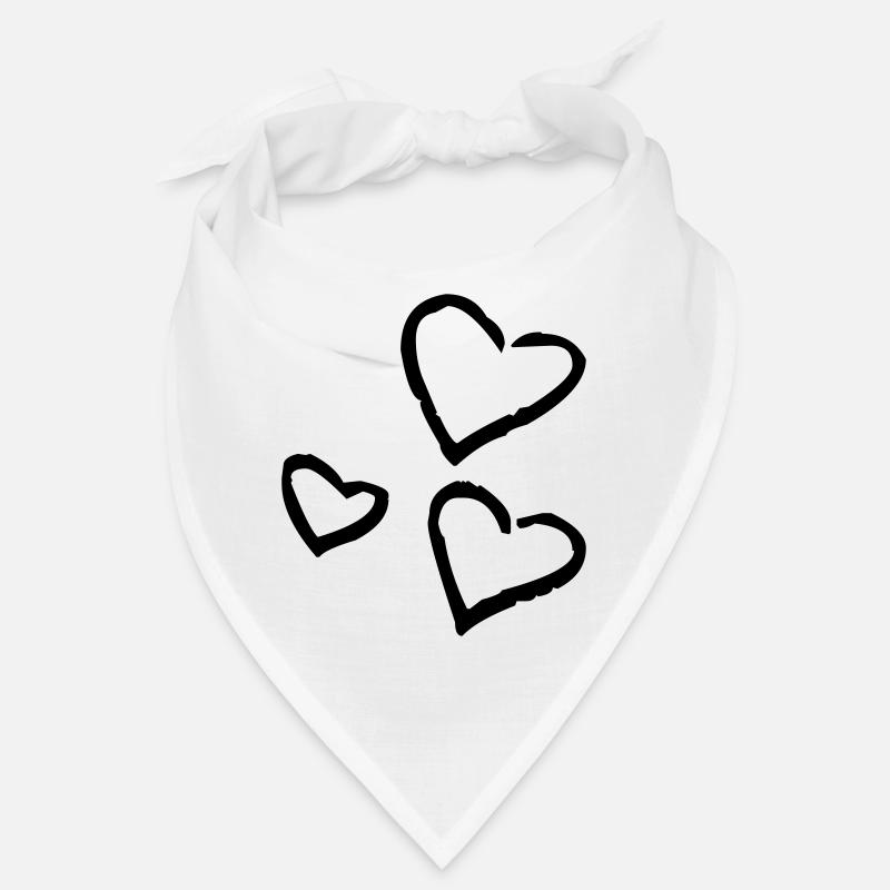hearts Bandana
