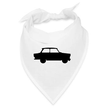 trabbi trabi pappe - Bandana - Weiß - Vorne