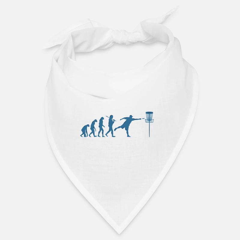 Disc Golf Evolution - Bandana - Weiß