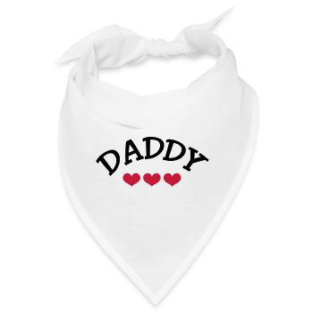 Daddy - Bandana - Weiß - Vorne