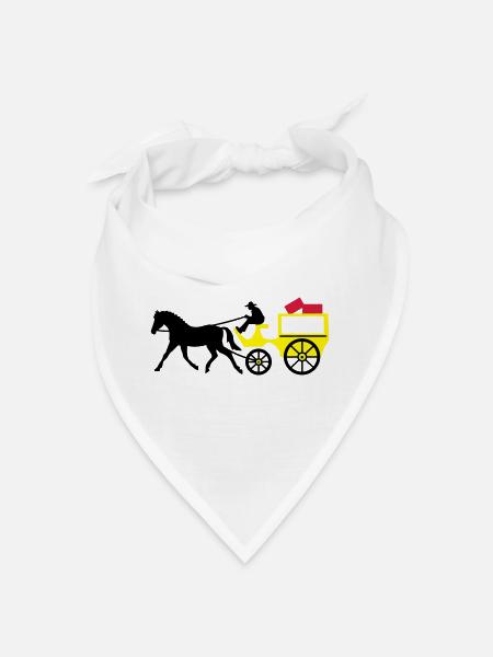 carriage - Bandana - white - Front