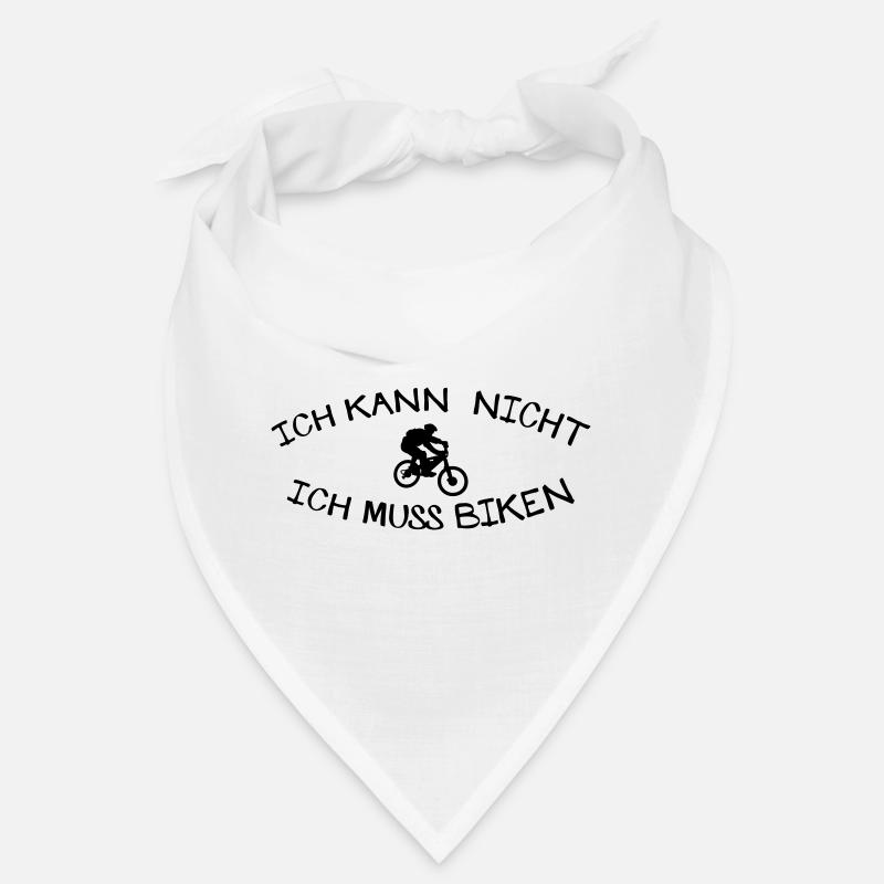Can not biking must aprons - Bandana - white