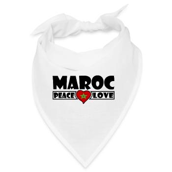 Marokko - Bandana - Weiß - Vorne