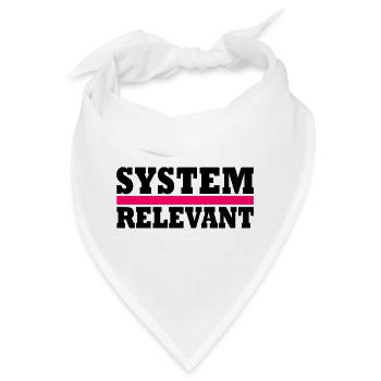 System relevant - Bandana - Weiß - Vorne