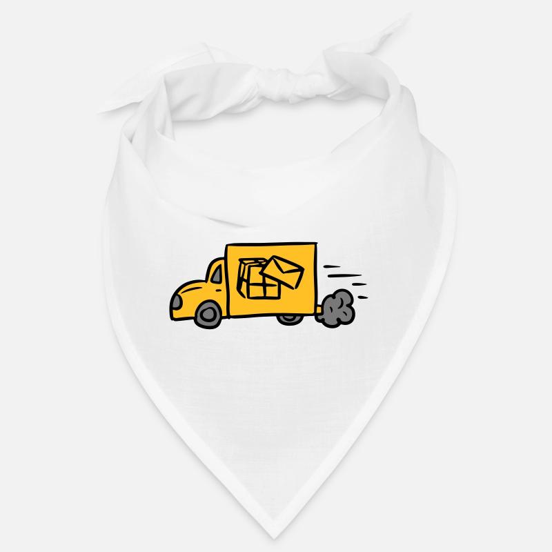 Service de colis de la poste Camionnette Livraison Delivery Bandana