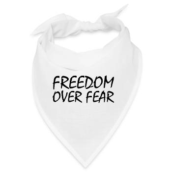 Freedom - Bandana - Weiß - Vorne