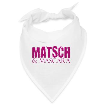 Muddy run shirt mud Matsch Laufshirt Team Mascara - Bandana - Weiß - Vorne
