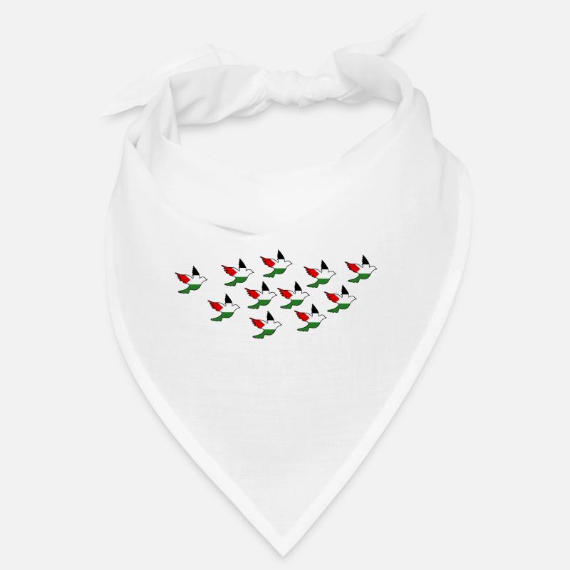 Palestine - Bandana - blanc