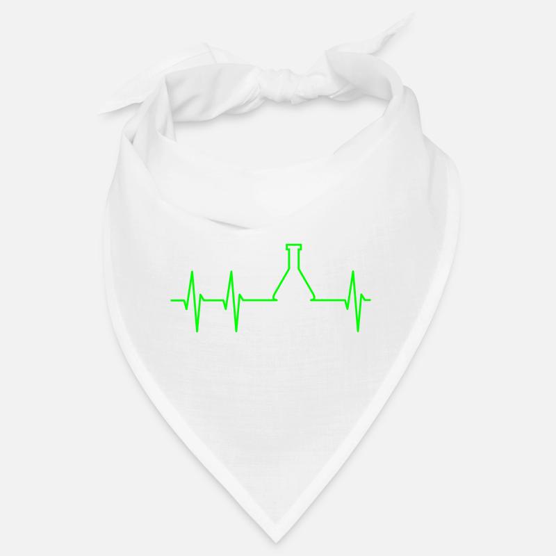 ECG et fiole d’Erlenmeyer Bandana