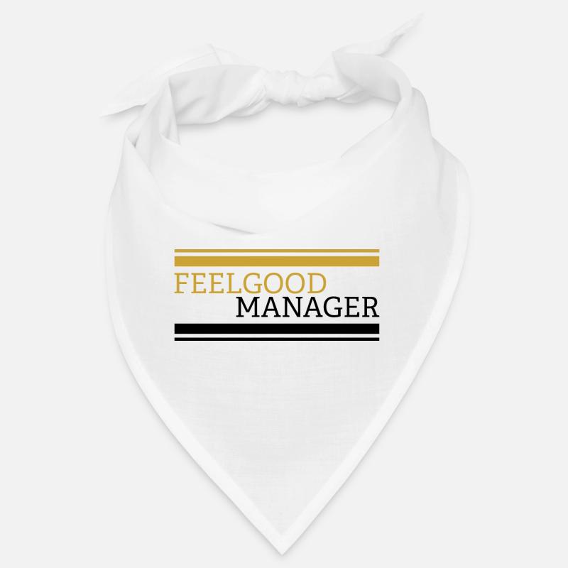 Feelgood manager white tshirt Bandana