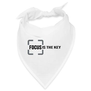 fotograf fotografieren focus objektiv - Bandana - Weiß - Vorne