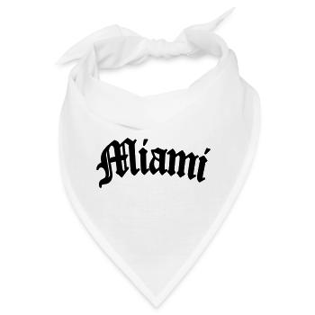 miami - Bandana - Weiß - Vorne