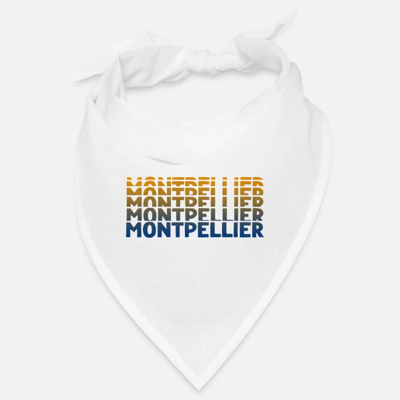 Montpellier Gradient Wortkunst Bandana