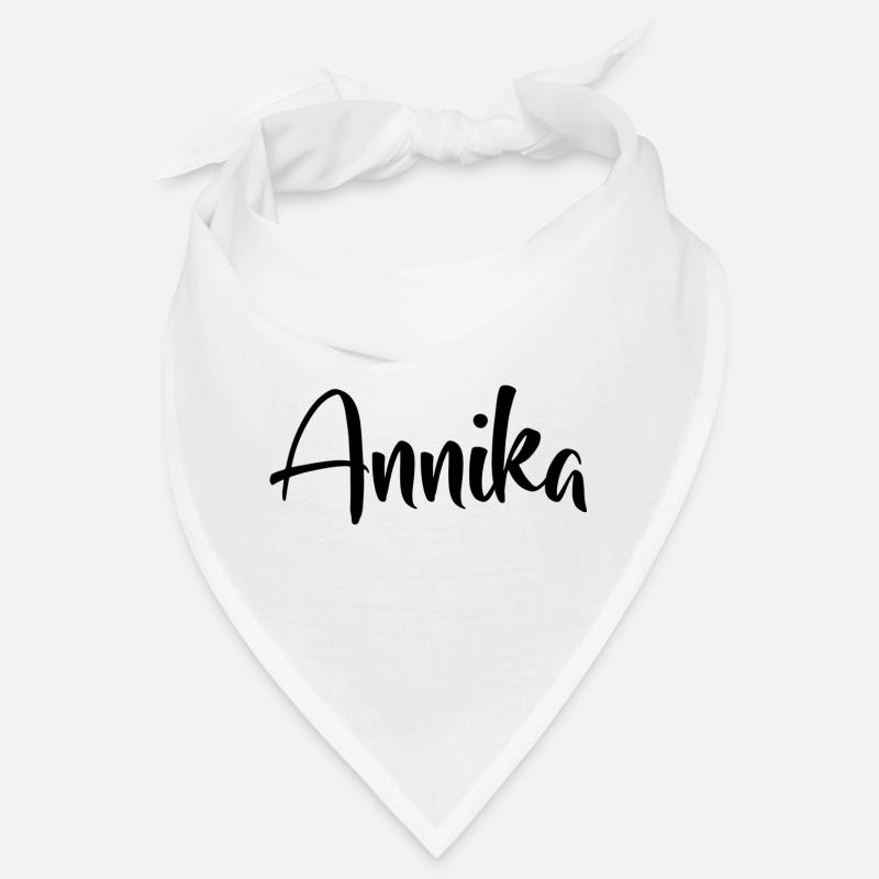 Vorname - Annika - Bandana - Weiß