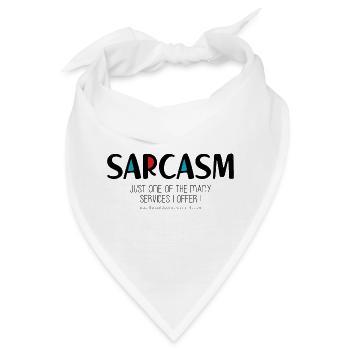 Sarkasmus - Bandana - Weiß - Vorne