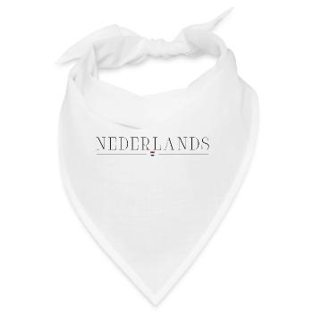 Ich liebe Niederlande - Bandana - Weiß - Vorne