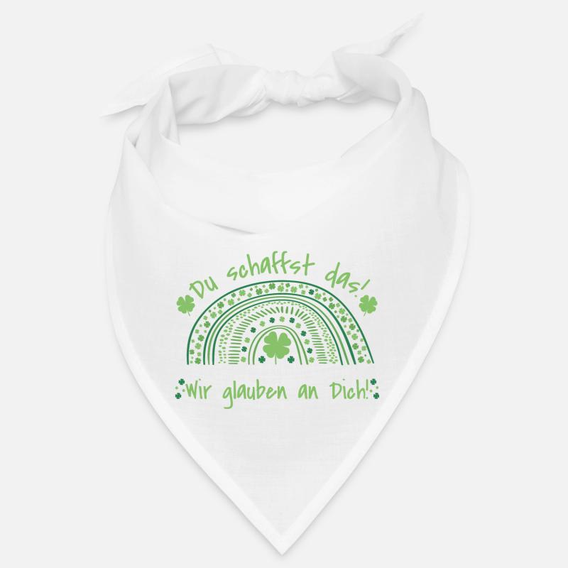Du schaffst das! Wir glauben an dich Glücksbringer Bandana