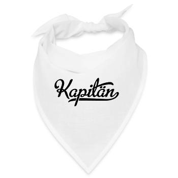 Kapitän - Bandana - Weiß - Vorne