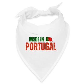 Hergestellt in Portugal, portugiesischer Stolz - Bandana - Weiß - Vorne
