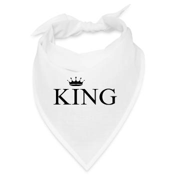 KING - Bandana - Weiß - Vorne