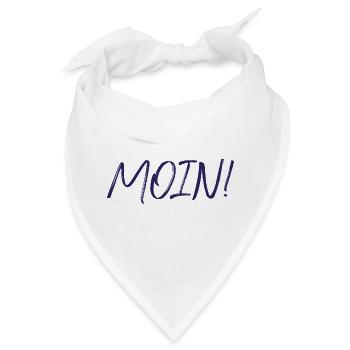 MOIN, navy - Bandana - Weiß - Vorne