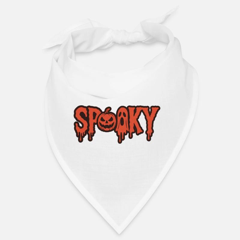 Spooky Halloween Pumpkin & Ghost Bandana