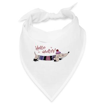 Hello Winter - Bandana - Weiß - Vorne