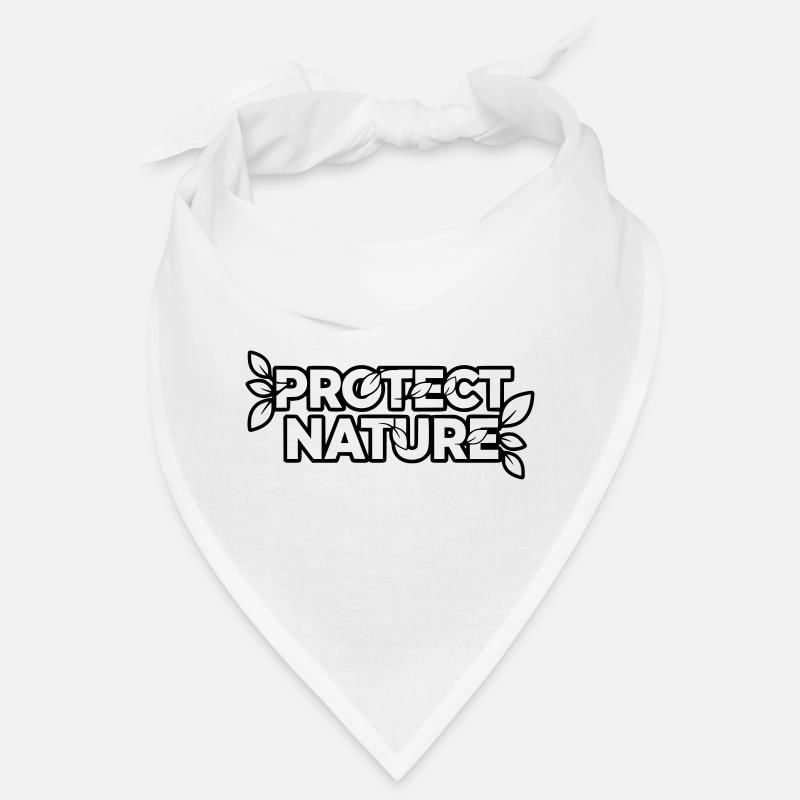 Protect Nature | Environmental Protection Statement Vector Bandana