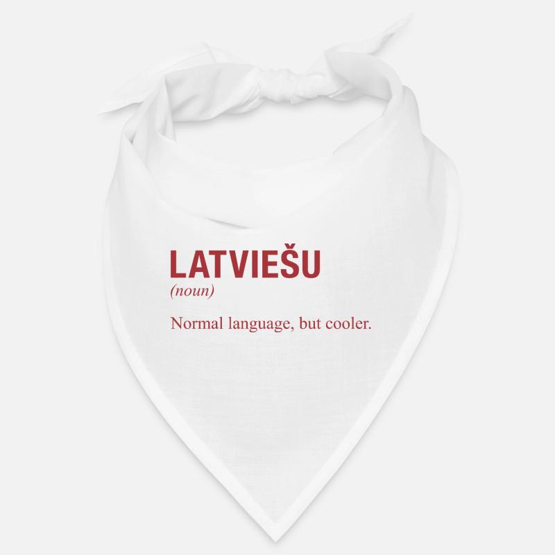 Latvian language Latvia Bandana